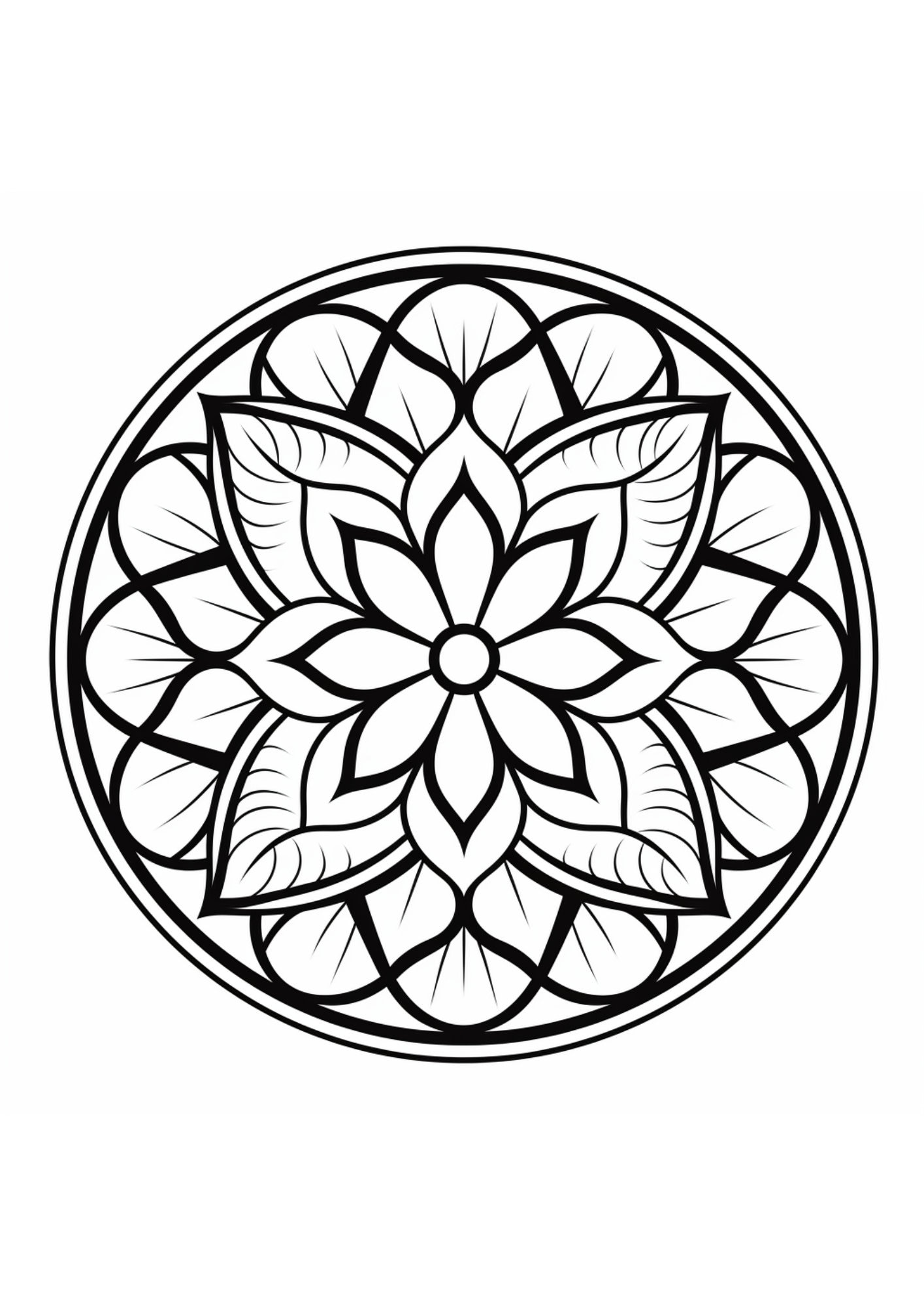 20 Printable Mandala Coloring Pages PDF Printable Coloring Pages Etsy