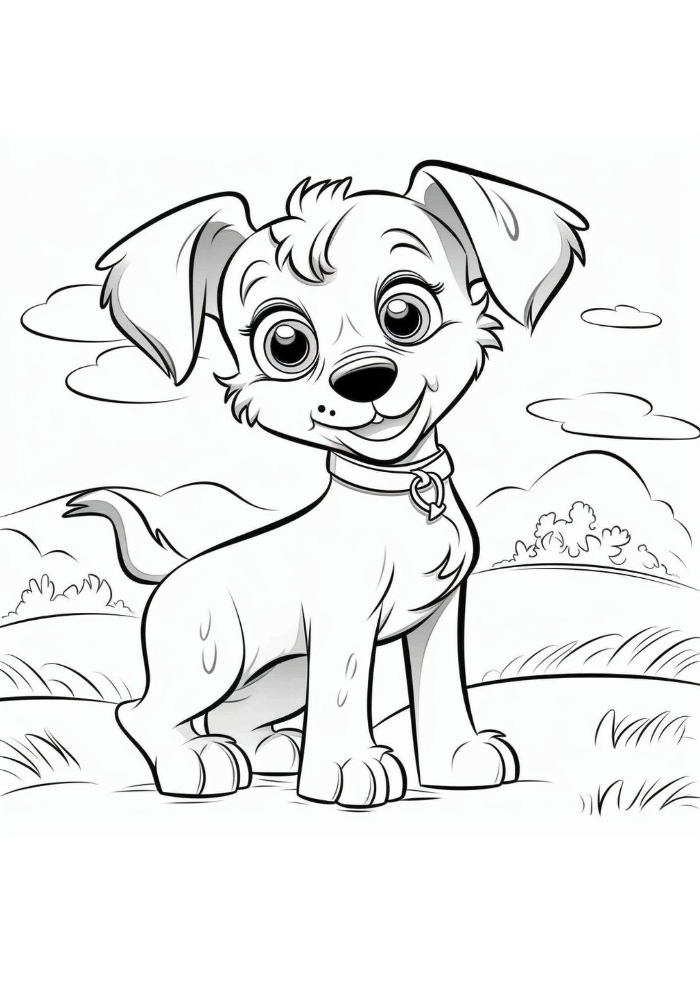 5 Printable Cute Animals Coloring Pages PDF Printable Coloring Pages - Etsy