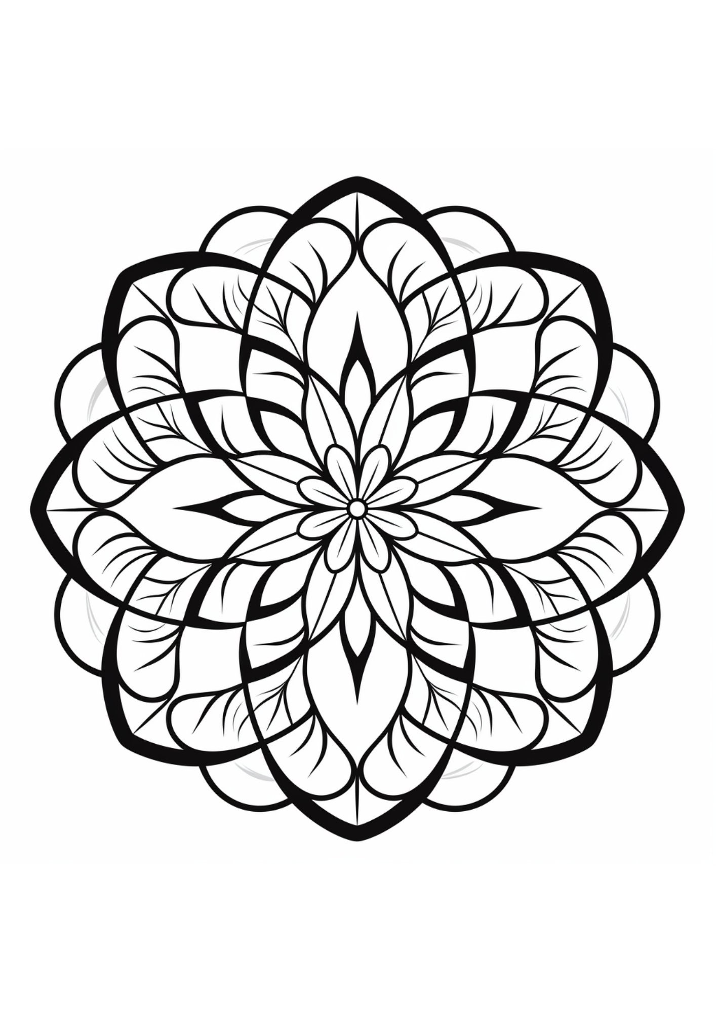 20 Printable Mandala Coloring Pages PDF Printable Coloring Pages - Etsy