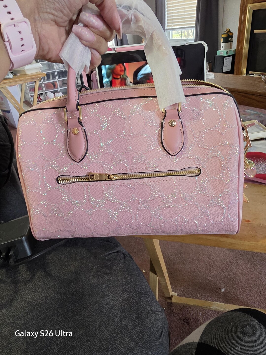 Rowan Coach Like Pink With the Bling! Hand Blinged - Etsy