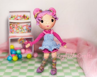 Leila Candy pop haakpatroon - Amigurumi - PDF Engels & Nederlands