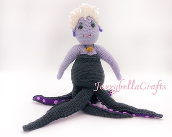 Ursula doll crochet pattern - Amigurumi - PDF English & Dutch