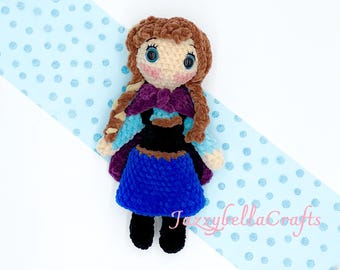 Anna Plushie crochet pattern - Amigurumi - PDF English & Dutch