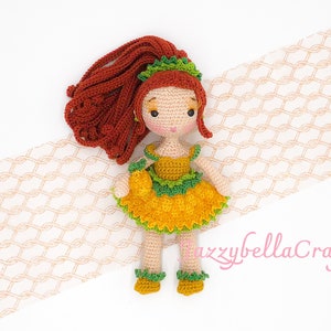 Pippa Pineapple doll crochet pattern - Amigurumi - PDF English & Dutch
