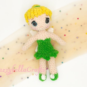 Fairy Tinkerbell Plushie crochet pattern - Amigurumi - PDF English & Dutch