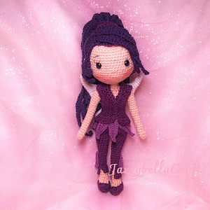 Haakpatroon Vidia-pop - Fee - Amigurumi - pdf (Engels en Nederlands)
