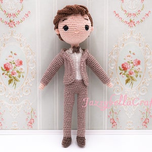 James groom doll crochet pattern - Amigurumi - PDF English & Dutch