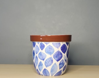 Indoor Planter Pots | Blue Leaves Design