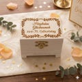 Money gift treasure chest for a 70th birthday, treasure chest with engraving for banknotes up to €100, coins, jewelry, vouchers, wooden box