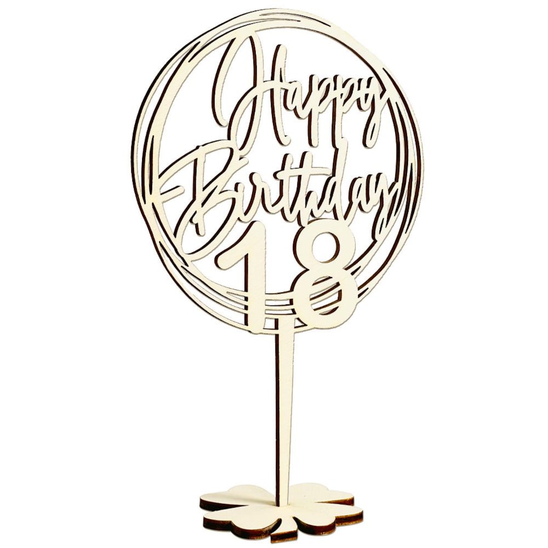 Cake Topper for an 18th Birthday, 