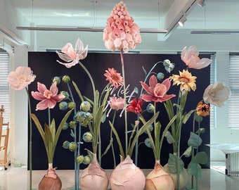 Giant Flower Blooms Gorgeous Perfect for Events Birthdays Weddings Corporate Backdrop 23PGF08