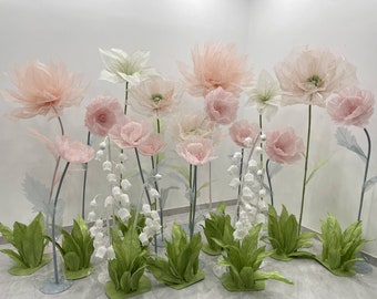Giant Flower Blooms Gorgeous for Weddings Corporate Backdrop Events 23OGF06