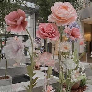 Giant Flower Blooms Gorgeous Perfect for Events Birthdays Weddings Corporate Backdrop 23PGF29 image 2