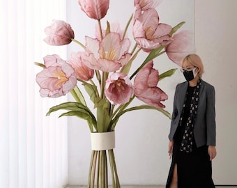Giant Flowers for Gorgeous Backdrop Wedding Event Decor 23OGF34