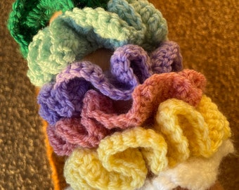 Handmade Crochet Scrunchies