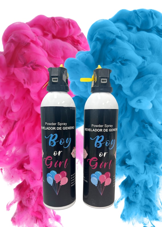 Gender Reveal / Boy or Girl Mini Colour Powder Spray 