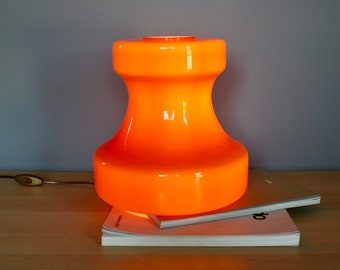 Lámpara de mesa vintage naranja