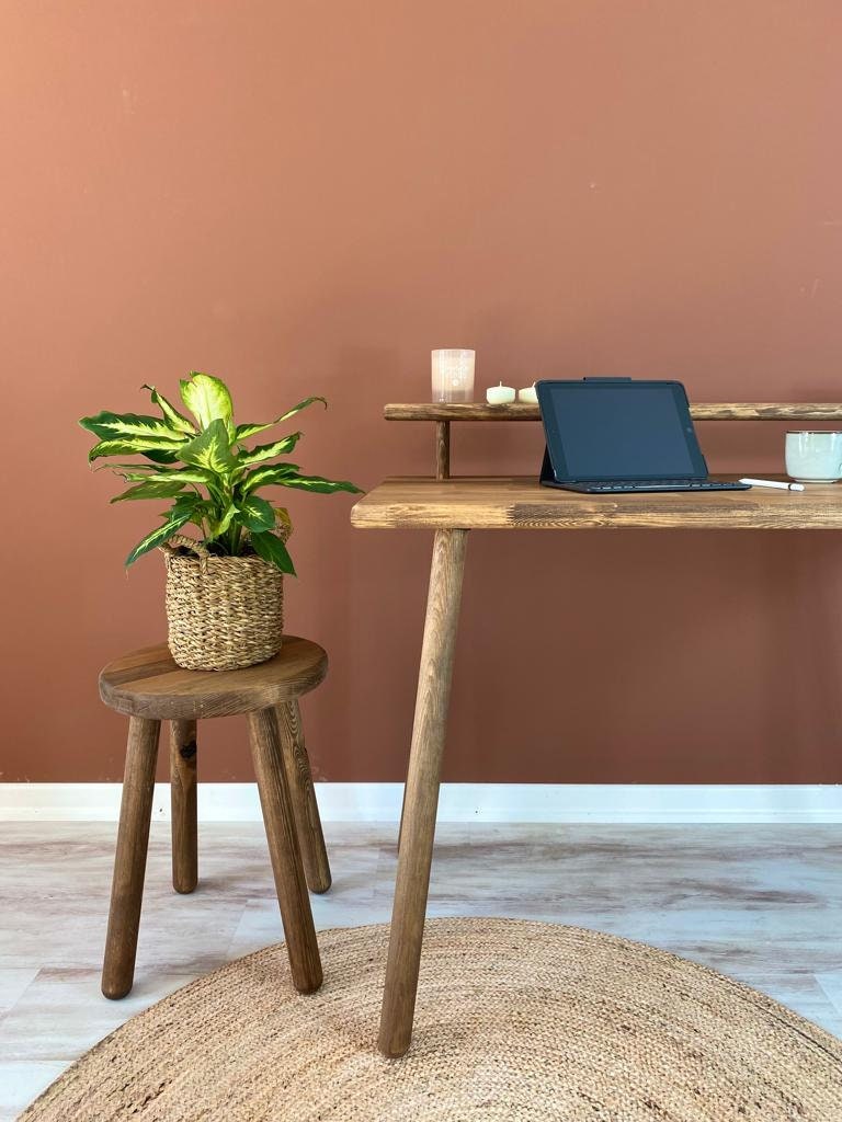 Wood Desk, Home Office Desk, Solid Wood Desk, Computer Desk, Desk With