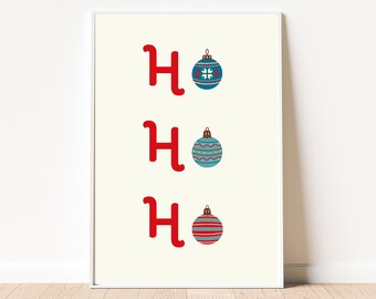 Printable ho ho ho picture for christmas