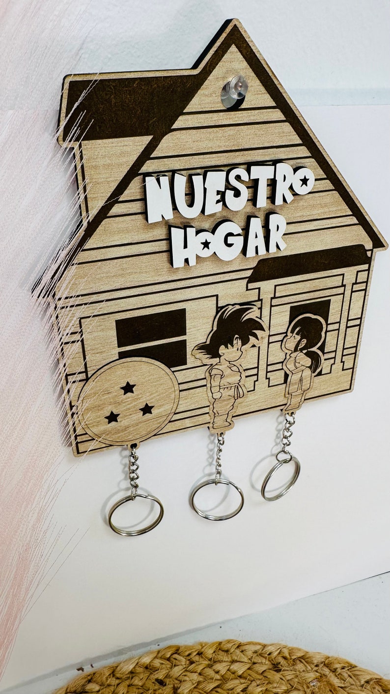 Cuelga llaves familiar DragonBall, ideal para tu hogar imagen 3