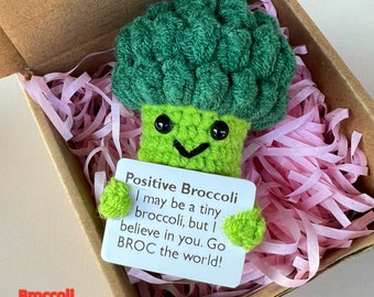 3PCS Positive Vegetables-Positive Potato/Pickle/Broccoli-Mental Health Gift for Family/Coworkers/Friend/Class-Mothers Day Gift-Birthday Gift