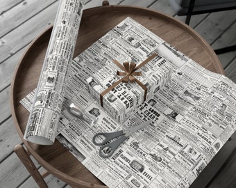 Vintage newspaper | Gift Wrap Papers