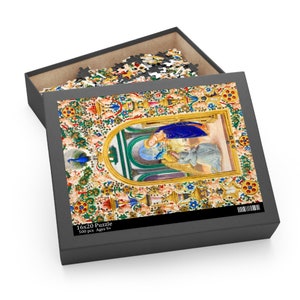 Vintage Puzzel |  Book of hours | Prayer Puzzle (120, 252, 500-Piece)