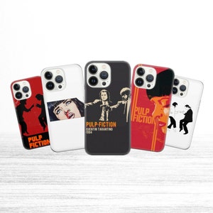 Pulp Phone Case Fiction für iPhone 15 14 13 12 Pro 11 XR 8 7, Samsung S23 S22 A73 A53 A13 A14 S21 Fe S20, Pixel 7 6A