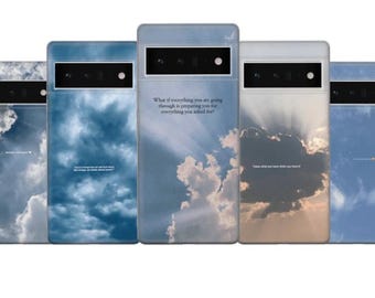 Anmutige Wolken Handyhülle, Design Serene Sky