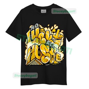 Dunkare T-shirt All Huslte, 4 Vivid Sulfur T-Shirt To Match Sneaker 2604 PAT