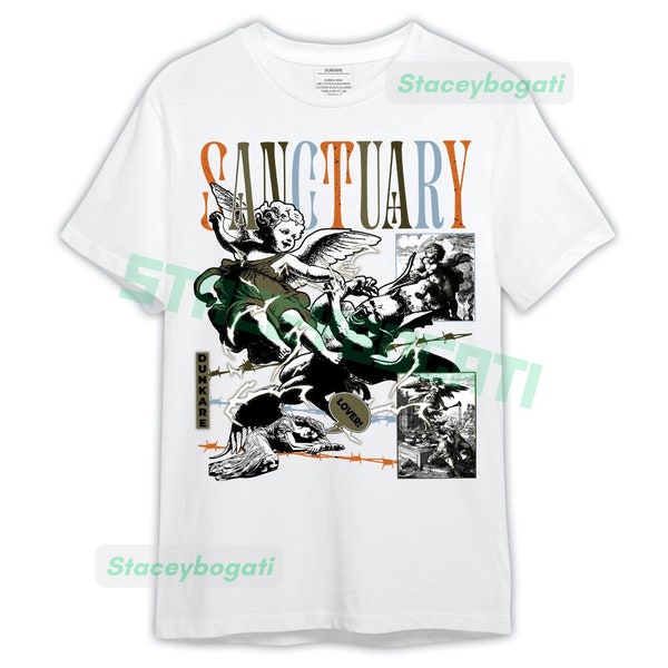 Dunkare Shirt Streetwear Sanctuary Lover, 5 Olive T-Shirt, To Match Sneaker Olive 5s Graphic Tee 2203 LTRP
