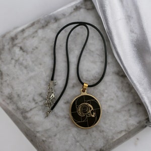 Golden ratio skull pendant