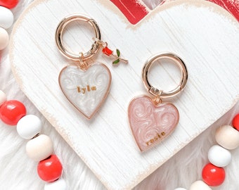 Valentines Heart Dog Tag | Pet ID Tag