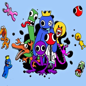 Rainbow Friends Characters PNG Digital Download Image Rainbow -  Ireland