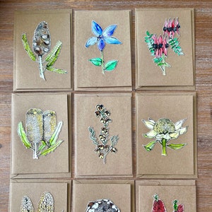 Unique Hand Painted Blank Greeting Cards