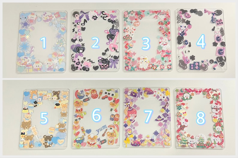 Predecorated Toploaders for Photocards Polaroids Etsy