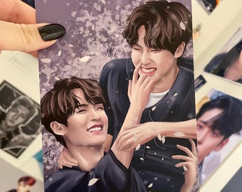 Minsung - Stray Kids Art Print/PC, Happy, Lee Know, Han, K-pop Prints.
