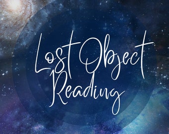 Lost Objects Reading