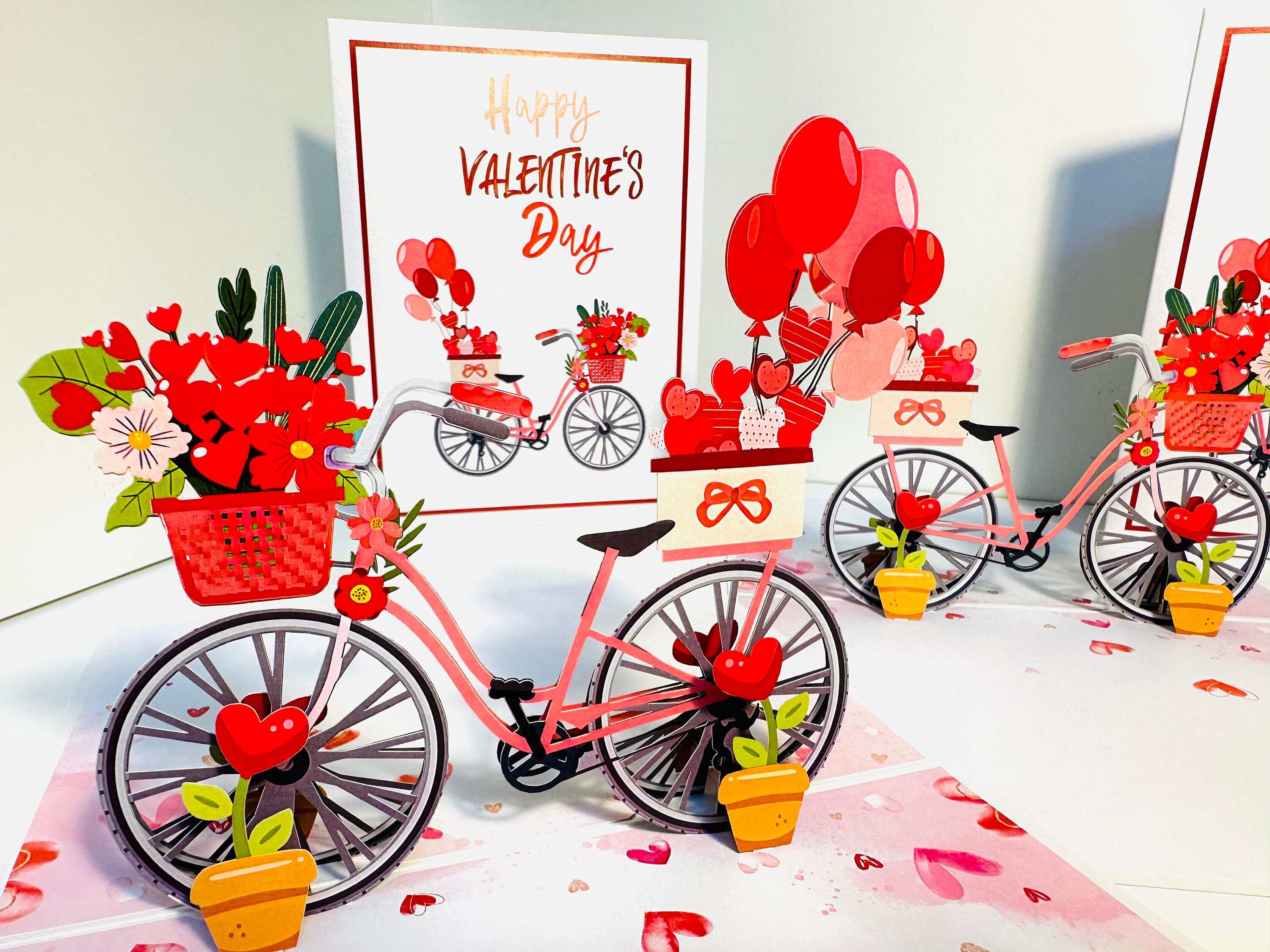 Carte Pop Up Carte De Camion De Fleurs Vintage Carte Cadeau 3D Pour Un