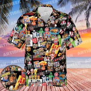 Red Truck Floral Vintage Hawaiian Shirt For Men - T-shirts Low Price