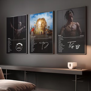 Travis Scott Cover, 3er Set Travis Scott Poster, Hypebeast Poster, Cactus Jack Print, Travis Scott Astroworld Poster, Digital Download