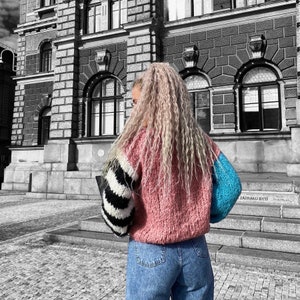 Suéter EUPHORIA de punto de lana de alpaca y mohair para mujer, prendas de punto para exteriores, suéteres de invierno para mujer