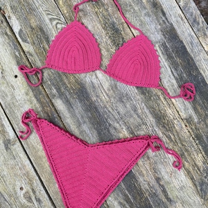 Maillot de bain en tricot Ensemble de bikini au crochet
