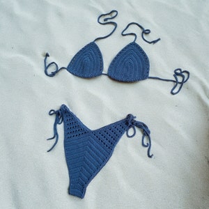 Maillot de bain en tricot Ensemble de bikini au crochet