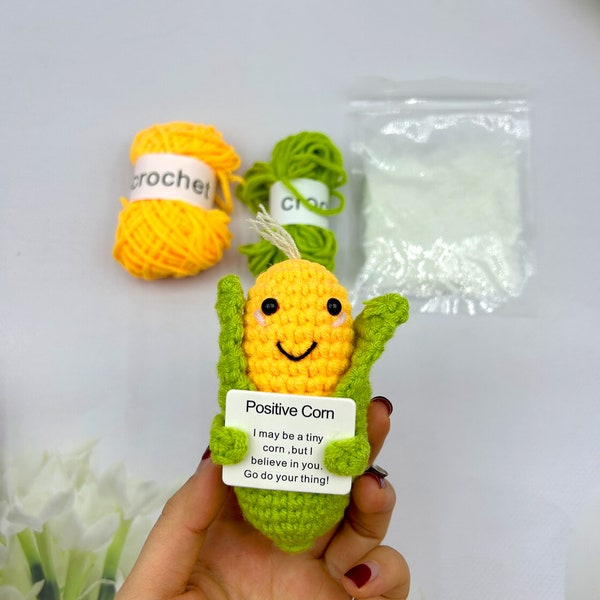 Corn crochet material pack,Crochet plush,Crochet vegetables,Gifts for Lovers,Handmade gifts