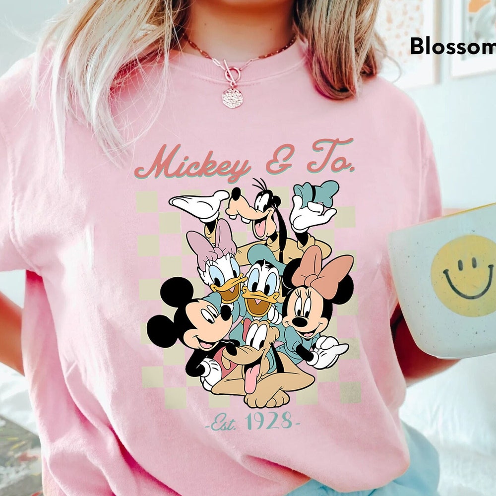 Vintage Mickey And Co 1928 Shirt, Retro Vintage Disney Shirt, Disneyland Shirt, Disneyworld Shirt, Disney Family Matching Shirt