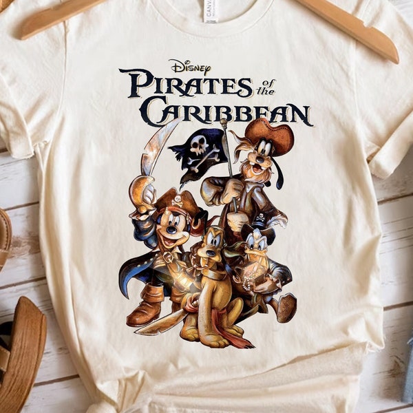 Pirates of The Caribbean Disneyworld Mickey Pirates Shirt, Mickey Pirates Sweatshirt, Mickey Caribbean Shirt, Disneyland Pirate