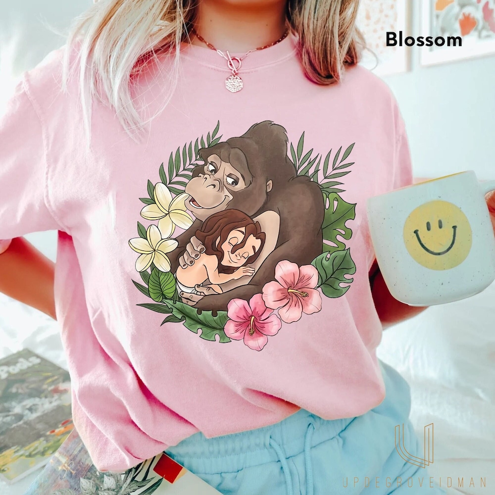 Snorider Design Kala And Tarzan Mother'S Day Shirt, Kala Mother'S Day Shirt, Disney Mother'S Day Gift, Disney Woman Shirt, Happy Mother'S Day, Disney Gift