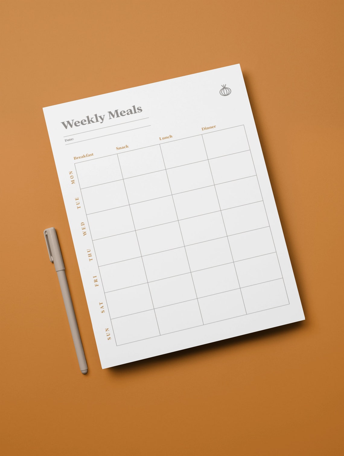 Meal Planner Fillable Digital PDF Weekly Meal Planner A4 / - Etsy Australia
