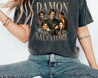 Comfort Colors® Limited Damon Salvatore Vintage T-Shirt, Gift For Women and Man Unisex T-Shirt